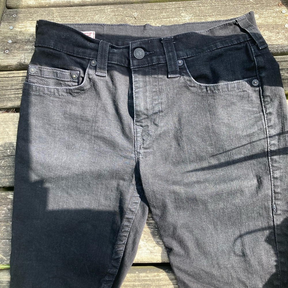 True Religion Men's Dark Gray Slim Jeans